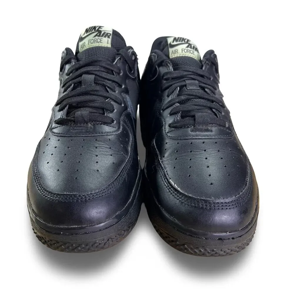 Nike Air Force 1 Black React Violet Star Mens Shoes Size 9.5 Basketball Comfort